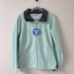 Columbia Light Blue Fleece Jacket